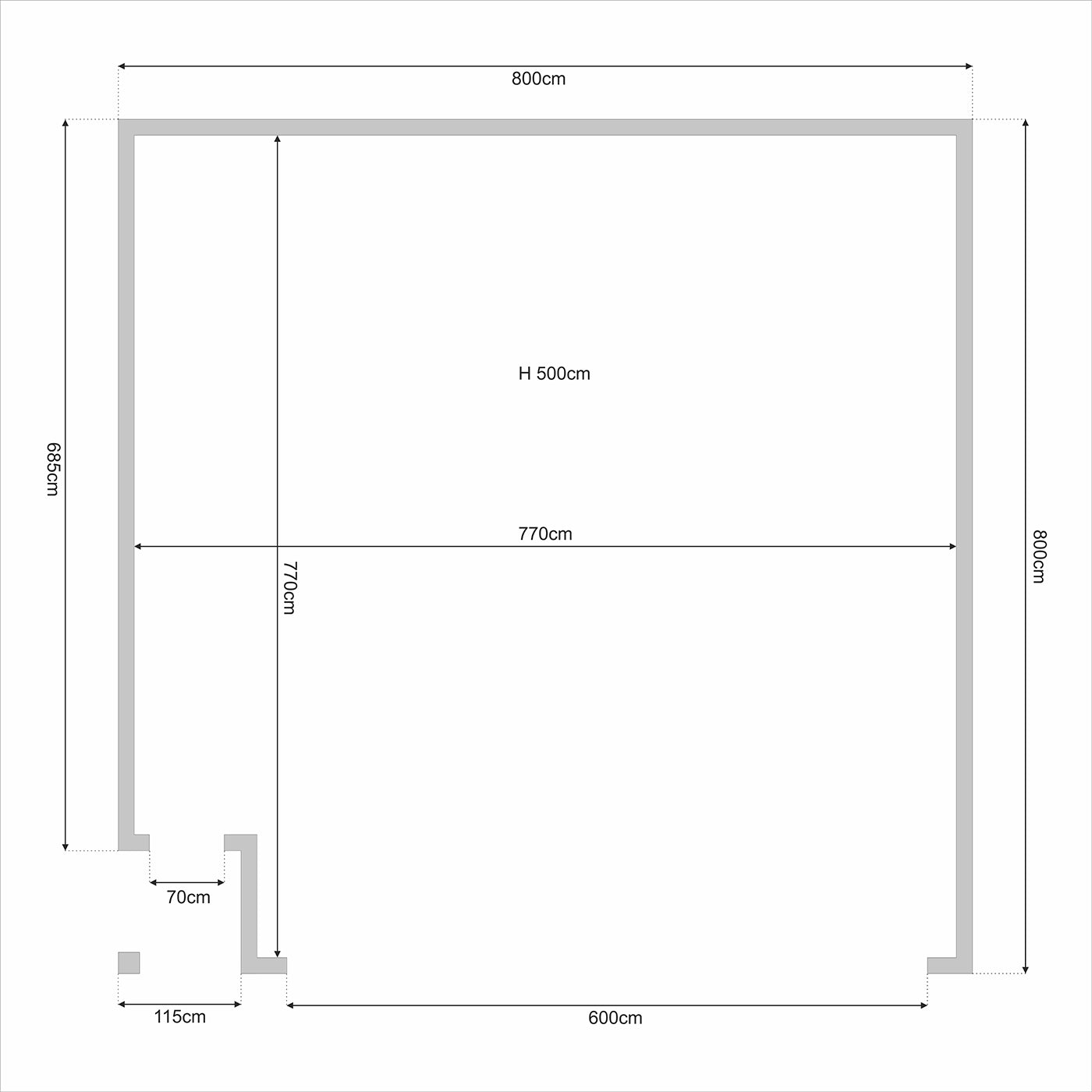 Infinity space: zateplená dvojgaráž 64m2